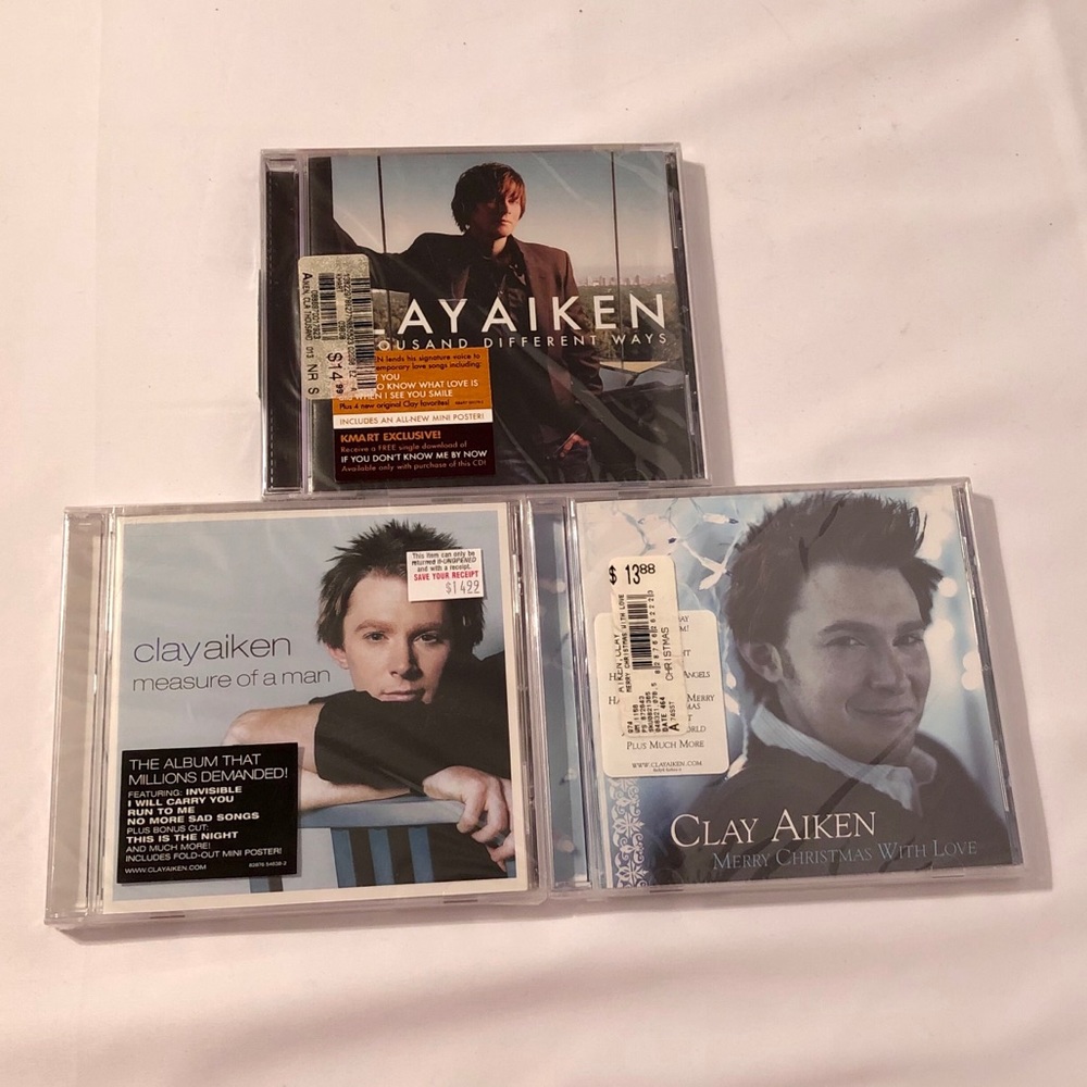 Clay Aiken CD’s (3) American Idol New In Wrapper